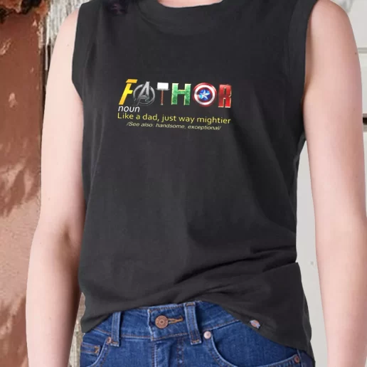 Aesthetic Tank Top Fathor Noun Like A Dad Dad Gift Ideas 1