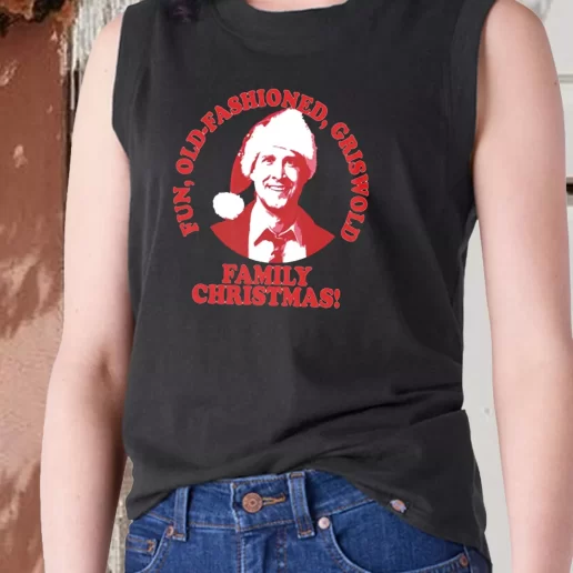 Aesthetic Tank Top Fun Old Fashioned Griswold Family Christmas X Mas Gifts 1