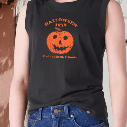 Aesthetic Tank Top Halloween 1978 Haddonfield 1