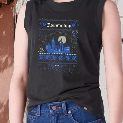 Aesthetic Tank Top Harry Potter Ravenclaw Ugly Christmas X Mas Gifts 1