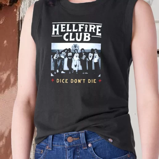 Aesthetic Tank Top Hellfire Club Dice Dont Die 1