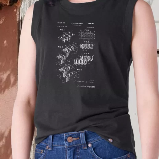 Aesthetic Tank Top Lego Brick Patent 1