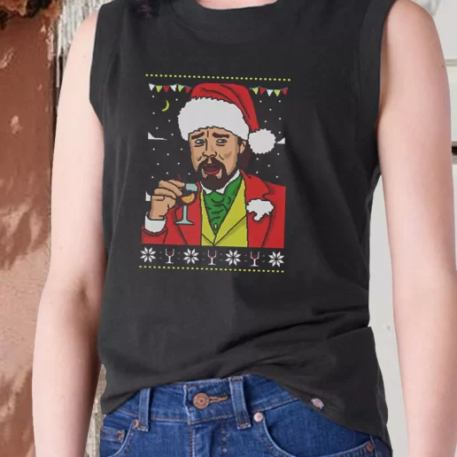 Aesthetic Tank Top Leonardo DiCaprio Meme Christmas X Mas Gifts 1