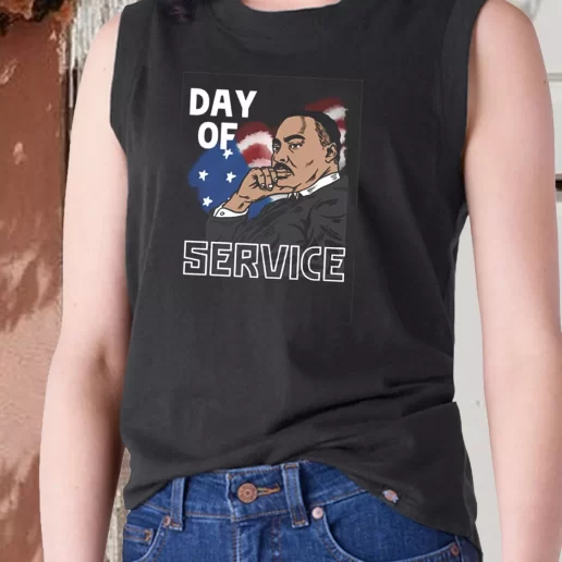 Aesthetic Tank Top Martin Luther King Day Of Service 1