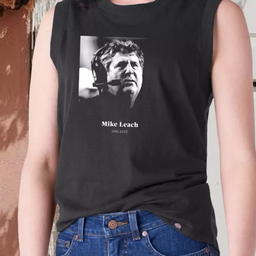 Aesthetic Tank Top Rip Legend Never Die Mike Leach 1