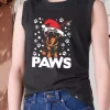 Aesthetic Tank Top Santa Paws Dachshund Dog Christmas X Mas Gifts 1