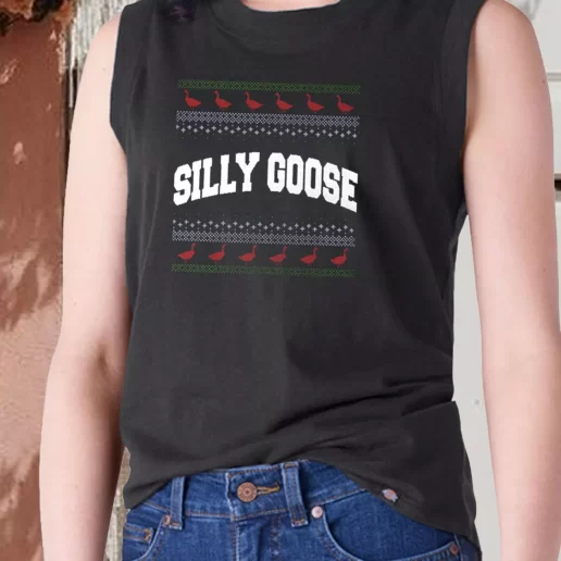 Aesthetic Tank Top Silly Goose Tacky Ugly 1