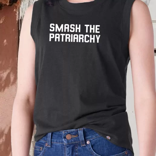 Aesthetic Tank Top Smash The Patriarchy Tumblr Quote 1