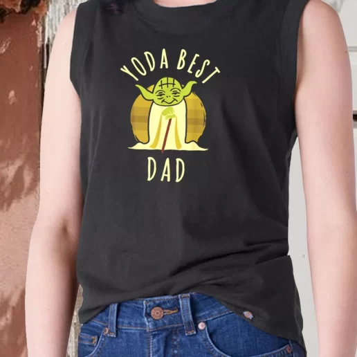 Aesthetic Tank Top Star Wars Yoda Best Dad Dad Gift Ideas 1