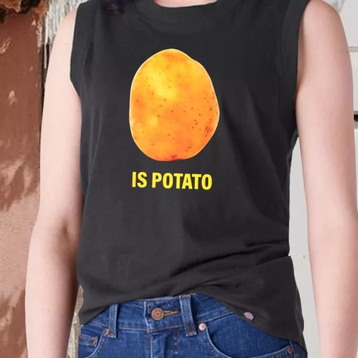 Aesthetic Tank Top Stephen Colbert is potato 1