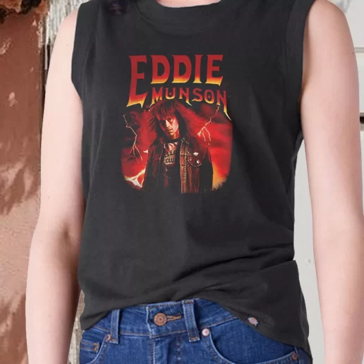 Aesthetic Tank Top Stranger Things Eddie Munson HellFire Club 1