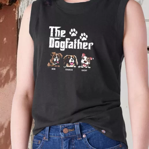 Aesthetic Tank Top The Dog Father Dad Gift Ideas 1