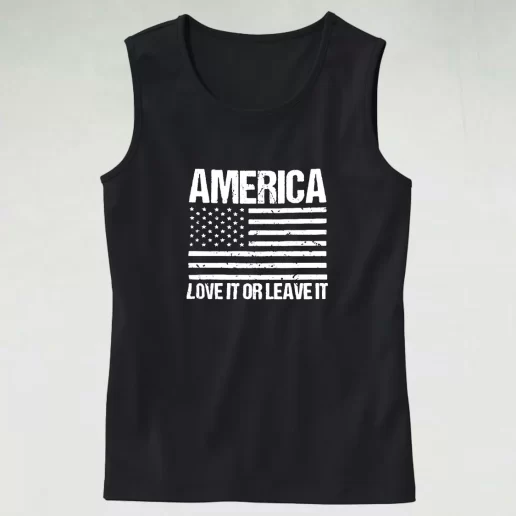 America Love it or Leave It Army Tank Top 1