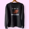 American Victory 1776 Retro Not Offended Holiday Sweatshirt 1