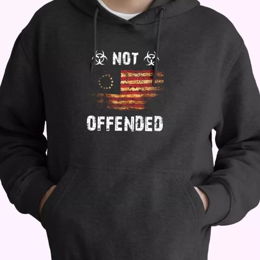 American Victory 1776 Retro Not Offended Old Hoodie Veterans Day 1