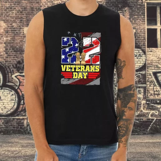 Athletic Tank Top 22 Veterans Day Combat Veterans Day 1