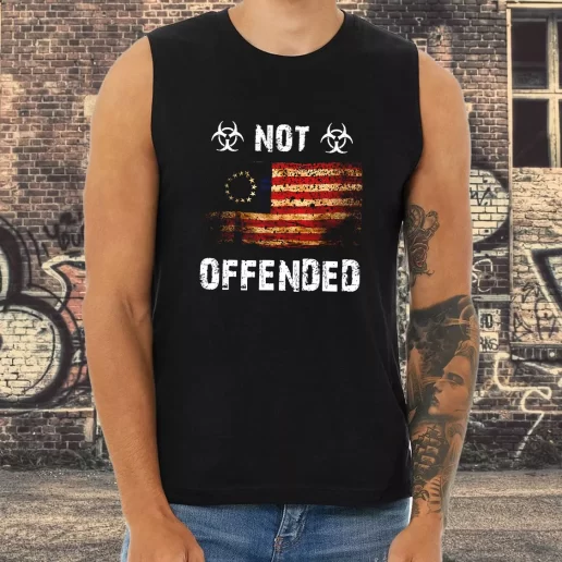 Athletic Tank Top American Victory 1776 Retro Not Offended Combat Veterans Day 1