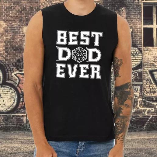 Athletic Tank Top Best Dad Ever D20 Dad Gifts From Son 1