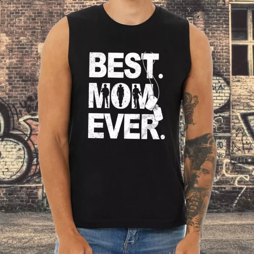 Athletic Tank Top Best Mom Ever Female Veteran Combat Veterans Day 1