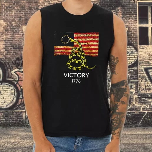 Athletic Tank Top Betsy Ross Flag American Victory 1776 Combat Veterans Day 1