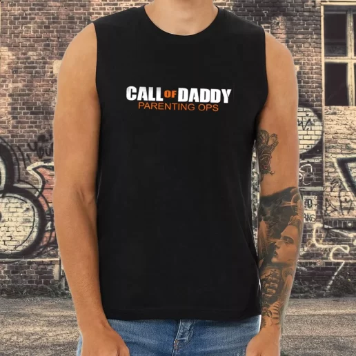 Athletic Tank Top Call Of Daddy Parenting Ops Cod Dad Gifts From Son 1