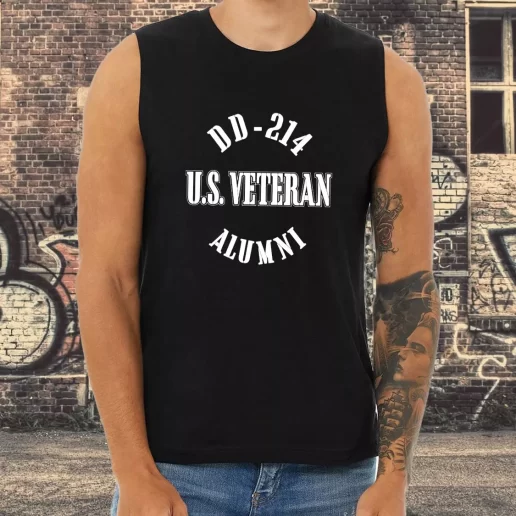 Athletic Tank Top DD 214 Alumni US Veteran Combat Veterans Day 1