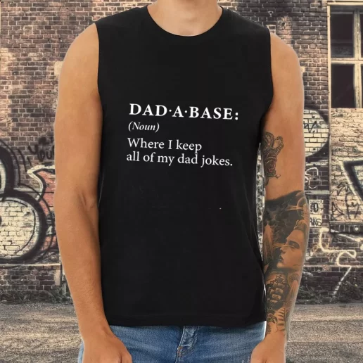 Athletic Tank Top Dad A Base Joke Dad Gifts From Son 1