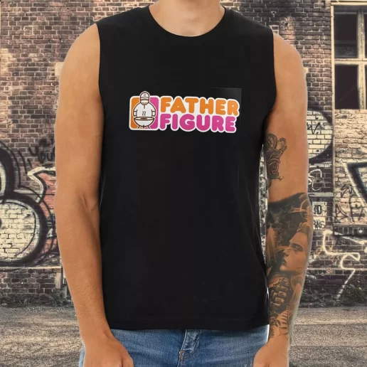 Athletic Tank Top Father Figure Dunkin Donuts Style Dad Gifts From Son 1