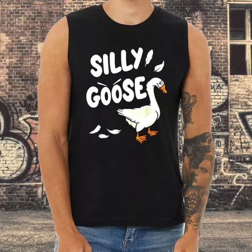 Athletic Tank Top Geese Gift Silly Goose 1