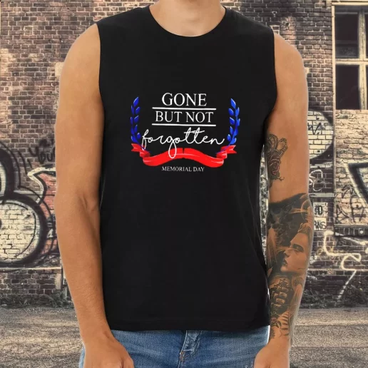 Athletic Tank Top Gone But Not Forgotten Combat Veterans Day 1