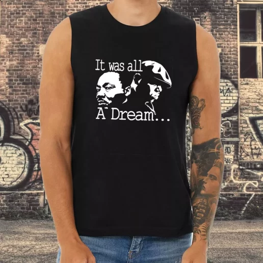 Athletic Tank Top It Was All A Dream Martin Luther King And Biggie 1