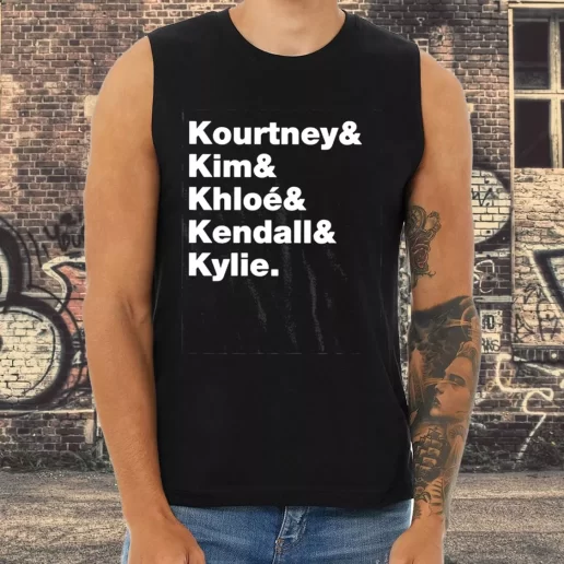 Athletic Tank Top Kourtney Kim Chloe Kendall And Kylie Family 1