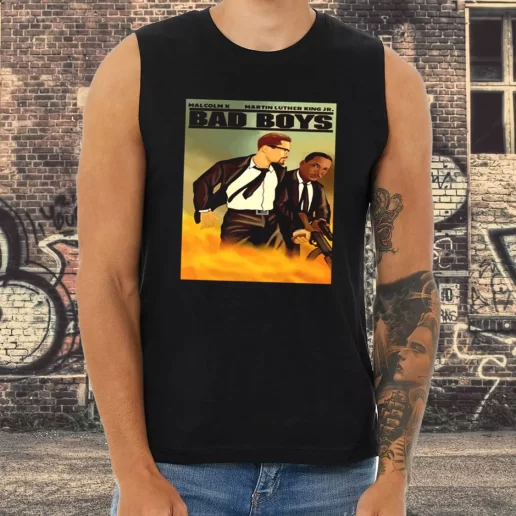 Athletic Tank Top Malcolm X And Martin Luther King Jr Bad Boys 1