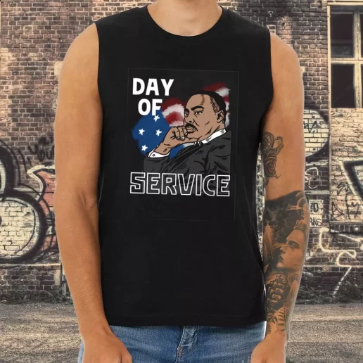 Athletic Tank Top Martin Luther King Day Of Service 1