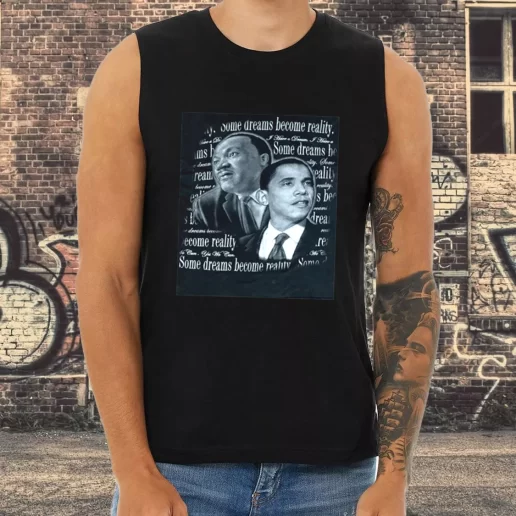 Athletic Tank Top Martin Luther King Jr Feat Barack Obama 1