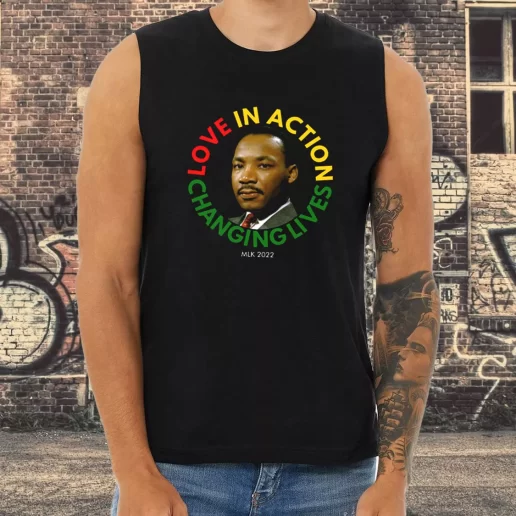 Athletic Tank Top Martin Luther King Love In Action Changing Live 1