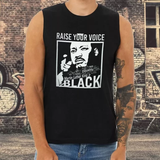 Athletic Tank Top Martin Luther King Raise Your Voice 1