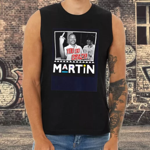 Athletic Tank Top Martin Mlk Martin Luther King You So Crazy 1