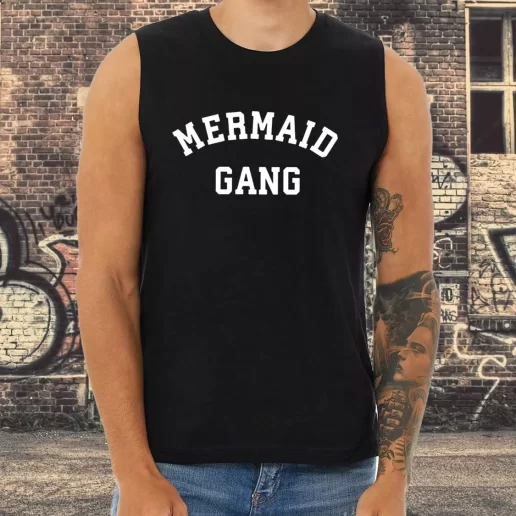 Athletic Tank Top Mermaid Gang Tumblr 1