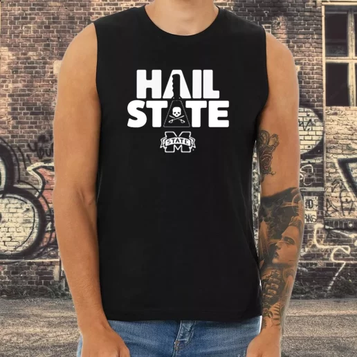 Athletic Tank Top Mississippi State Bulldogs Mike Leach Hail State 1