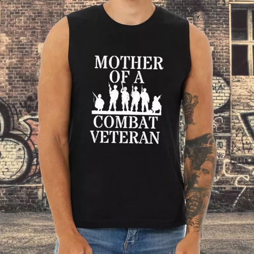 Athletic Tank Top Mother of a Combat veteran Combat Veterans Day 1