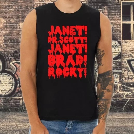 Athletic Tank Top Rocky Horror Janet Dr Scott Janet Brad Rocky 1