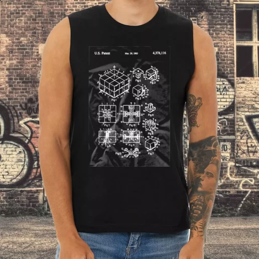 Athletic Tank Top Rubiks Cube Patent 1