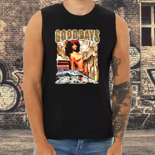 Athletic Tank Top SZA Good Days Rich 1