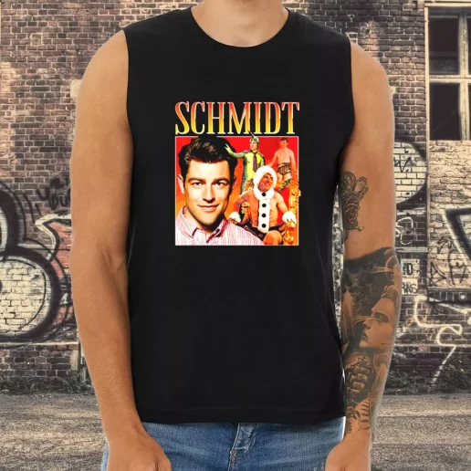 Athletic Tank Top Schmidt Homage TV Icon Xmas Shirt Idea 1