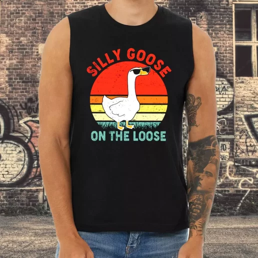 Athletic Tank Top Silly Goose On The Loose 1