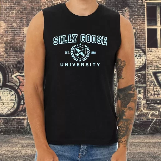 Athletic Tank Top Silly Goose University Est 1869 1