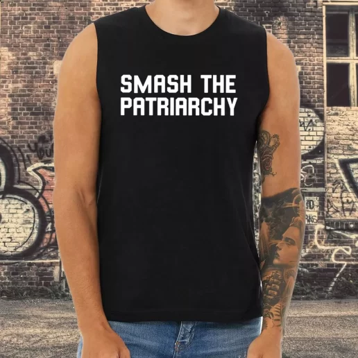 Athletic Tank Top Smash The Patriarchy Tumblr Quote 1