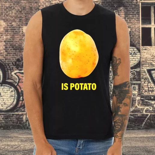 Athletic Tank Top Stephen Colbert is potato 1