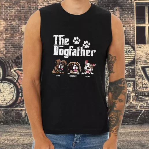 Athletic Tank Top The Dog Father Dad Gifts From Son 1